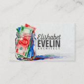 Painterly Glass Jar Filled A87 名刺 (正面)