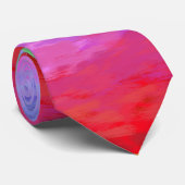 Painterly Impressionist Rainbow ネクタイ (ロール)