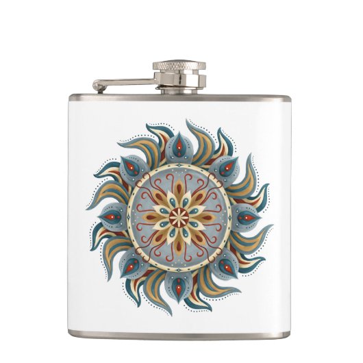 Painterly Mandala フラスク (正面)