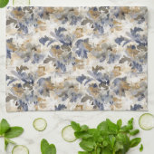Painterly Spring Floral Kitchen Towels キッチンタオル (折り畳み)