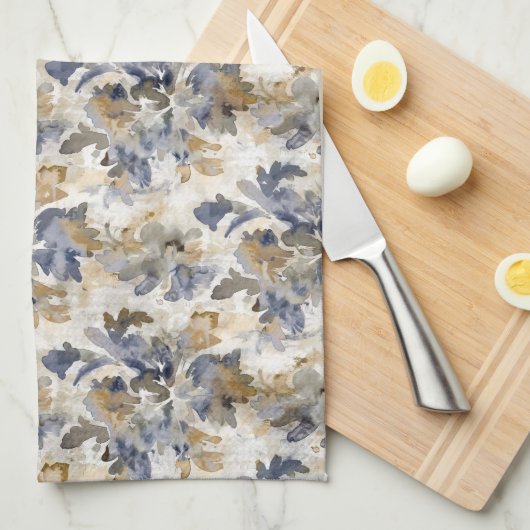 Painterly Spring Floral Kitchen Towels キッチンタオル (四つ折り)