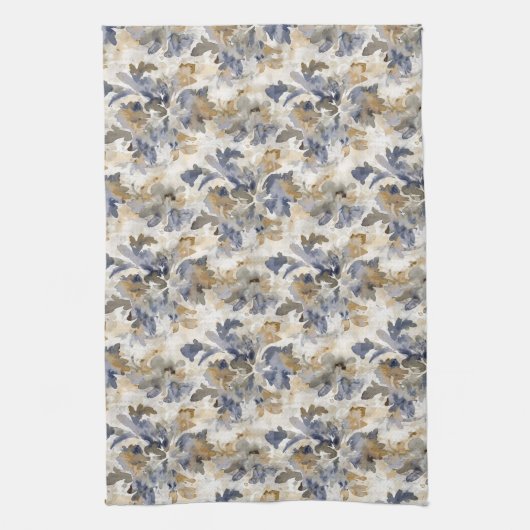 Painterly Spring Floral Kitchen Towels キッチンタオル (縦)