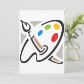 Paintersパレット招待状 招待状 (スタンド正面)