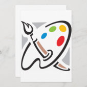 Paintersパレット招待状 招待状 (正面/裏面)