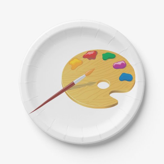 Painters Palette紙プレート ペーパープレート (正面)