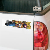 Paintgurlの金ゴールドのグラーフのバンパーステッカー バンパーステッカー (トラック上)