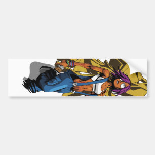 Paintgurlの金ゴールドのグラーフのバンパーステッカー バンパーステッカー