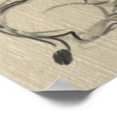 Painting child Water Buffalo Chinese Ox New Year P ポスター (角)