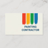 Painting Contractor Business Card 名刺 (裏面)
