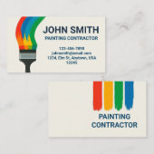 Painting Contractor Business Card 名刺 (正面/裏面)