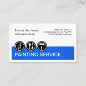 Painting Icons On Blue Painter Layer 名刺 (正面)