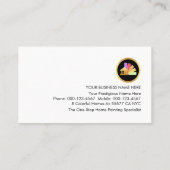 Painting Icons On Cyan Wall Layer 名刺 (裏面)