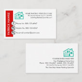 Painting Icons On Red Wall Layer 名刺 (正面/裏面)