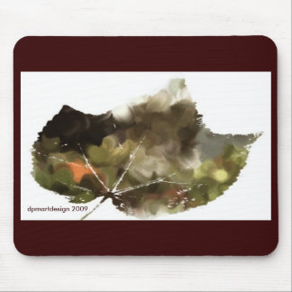 _Painting-leaf-dark、dpmartdesign 2009年 マウスパッド