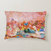 Painting of a woman title: The Afternoon アクセントクッション (裏面)