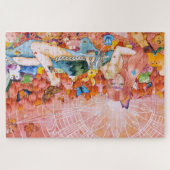 Painting of a woman title: The Afternoon ジグソーパズル (横)