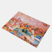 Painting of a woman title: The Afternoon ドアマット (アングル)