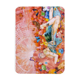 Painting of a woman title: The Afternoon マグネット