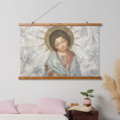 Painting of Young Savior Jesus 吊り下げ型タペストリー (寝室)