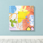 Painting on Canvas- Name: Spring  キャンバスプリント (インサイチュ (ウッドフロア))