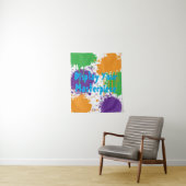 Painting Party Birthday Display Your Masterpiece タペストリー (インサイチュ)