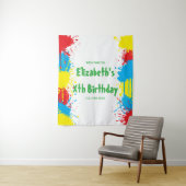 Painting Party Kids Birthday タペストリー (インサイチュ)
