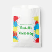 Painting Party Kids Birthday フェイバーバッグ (正面)
