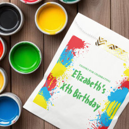 Painting Party Kids Birthday フェイバーバッグ