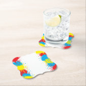 Painting Party Kids Birthday ペーパーコースター (インサイチュ)