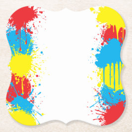 Painting Party Kids Birthday ペーパーコースター