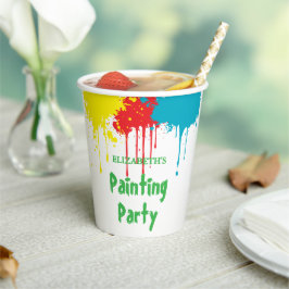 Painting Party Kids Birthday 紙コップ