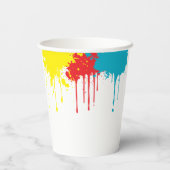 Painting Party Kids Birthday 紙コップ (裏面)