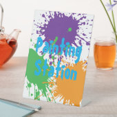Painting Party Kids Birthday Painting Station 台座サイン (インサイチュ)