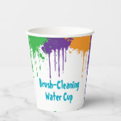 Painting Party Kids Birthday Water Cup 紙コップ (正面)