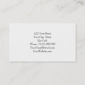 Painting Service Companyのブラシの赤名刺 名刺 (裏面)