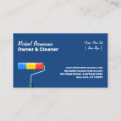 Painting Service Decor Modern Navy 名刺 (裏面)