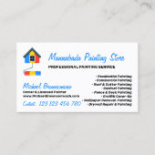 Painting Service Decor Modern Professional 名刺 (正面)