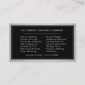 Painting Service House Painter 名刺 (裏面)