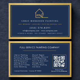 Painting Service QR Code Home Painter  名刺