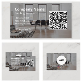 Painting Servicesロゴはこちら 名刺
