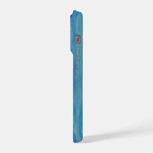 Painting style image of Edro III shipwreck Paphos  iPhoneケース (左側面)