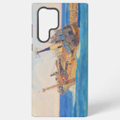 Painting style image of Edro III shipwreck Paphos  Samsung Galaxyケース (裏面)