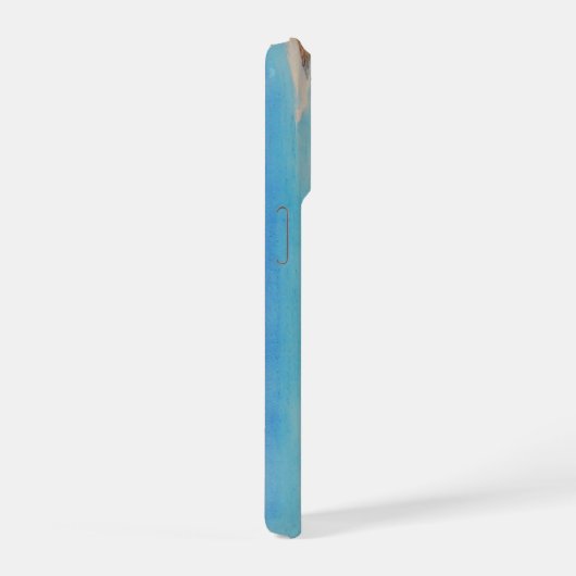 Painting style image of Paphos Castle and harbour iPhoneケース (右側面)