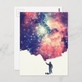 Painting the universe ポストカード (正面/裏面)