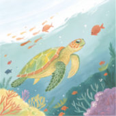 Painting Turtle シール (正面)