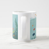 Painting Turtle ジャンボコーヒーマグカップ (裏面)