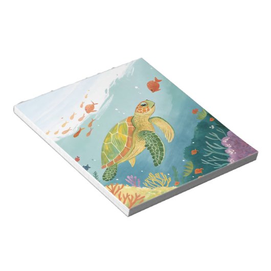 Painting Turtle ノートパッド (アングル)