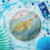 Painting Turtle ペーパープレート (パーティー)