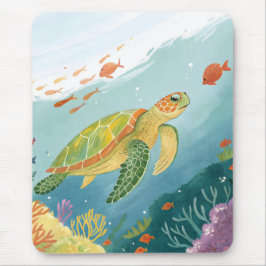 Painting Turtle マウスパッド
