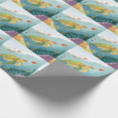 Painting Turtle ラッピングペーパー (角)